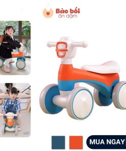 Xe chòi chân 4 bánh tập đi có nhạc đèn BABYHOPE