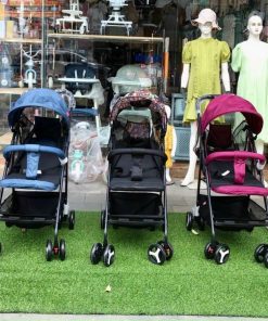 Xe đẩy sơ sinh gấp gọn DINGDANG CAT có thể điều chỉnh tư thế ngồi, nằm cho bé