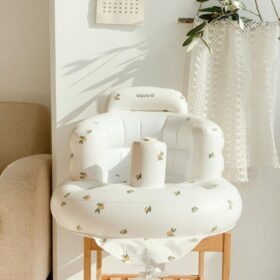 Ghế hơi tập ngồi Kichi phong cách Hàn Quốc chống ngã an toàn cho bé