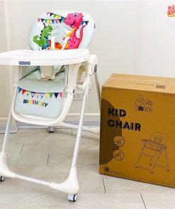 Ghế ăn cao chân cao Umoo nâng hạ 7 cấp, 3 tư thế ngồi, nằm, ngả 45 độ cho bé