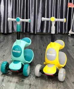 Xe trượt SCOOTER 808 chính hãng, 3 in 1 siêu tiện lợi,có nhạc, đèn cao cấp