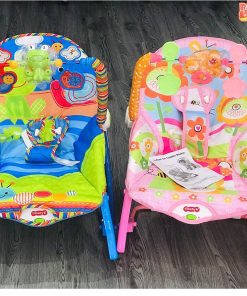 Ghế rung, ghế nhún MY BABY có nhạc cho bé ( hình thật)