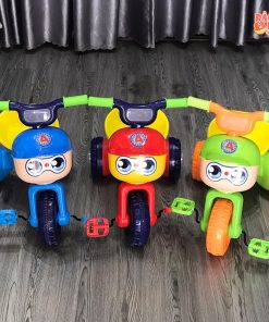 Xe đạp 3 bánh con kiến gấp gọn,có nhạc và đèn cho bé