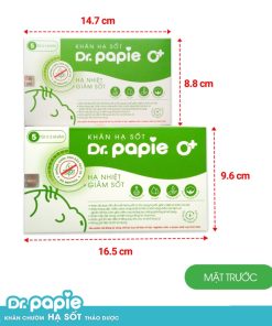 Khăn lau hạ sốt DR.PAPIE chính hãng công ty