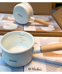 Nồi Modui tráng men sứ chống dính nấu ăn dặm cho bé