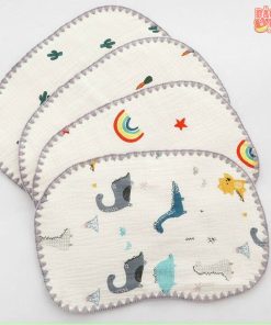 Gối xô muslin 10 lớp mỏng cho bé sơ sinh