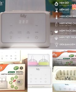Máy hâm sữa + tiệt trùng FATZBABY DOUS3 PLUS cho mẹ và bé