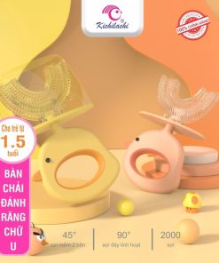 Bàn chải silicon chữ U hình vịt Kichi