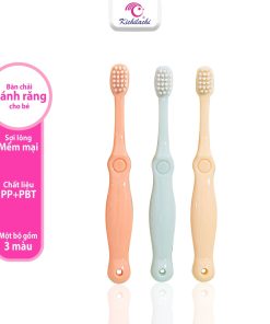 Bộ Set 3 Bàn Chải Cước Cho Bé Kichi Chính Hãng