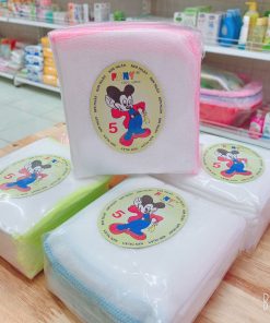 Khăn xô sữa Kim Ngân 3 lớp siêu mềm thấm nước nhanh (bịch 10 cái)