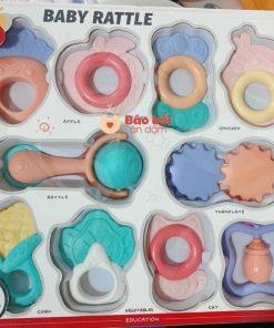 Bộ đồ chơi xúc xắc 10 món kiêm ngậm nướu BABY RATTLE