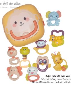Bộ đồ chơi xúc xắc kiêm gặm nướu cho bé sơ sinh Baby Rattle