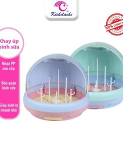 Khay úp bình phi thuyền KICHI có nắp đậy và khay hứng nước cao cấp
