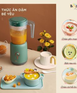 MÁY XAY SINH TỐ 3 CỐI BEAR CHÍNH HÃNG