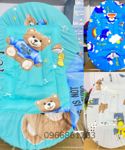 Bọc nôi hình thú chất vải thun chống xước cho bé