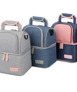 Balo bỉm sữa giữ nhiệt Vcool