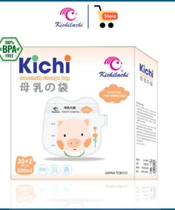 Túi trữ sữa Kichi cảm biến nhiệt 200ml