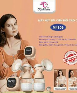 Máy hút sữa điện đôi cao cấp Kichi M4305-M4306