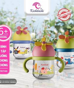 Bình nước Tritan chong chóng 300ml