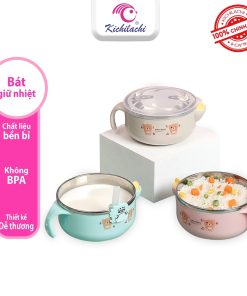 Bát inox 2 lớp chống nóng 7739 Kichi (11,5* 5,5)