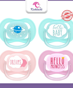 Set 2 Ti giả Kichi Ultra Night/ Ultra Air đầu dẹt mềm cho bé