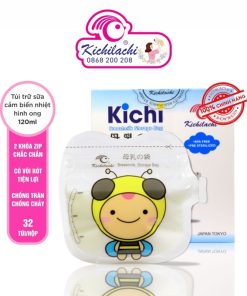 Túi trữ sữa 120ml hình con ong kichi