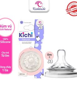 Núm ti Kichi cổ rộng Natural số 1,2,3,4 (vỉ 2 cái)