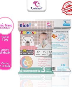 Khẩu trang hình gấu Kichi