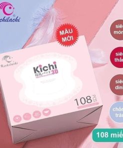 Thấm sữa siêu mịn 108 miếng Kichi