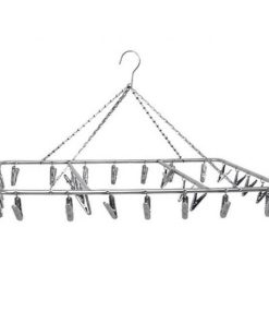 Móc chùm vuông inox 304 - loại 30 kẹp