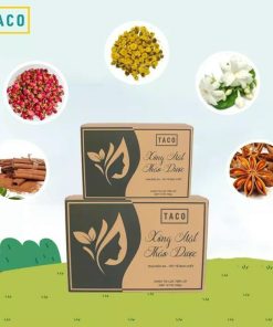 Lá xông mặt thảo dược Taco hộp 10 gói