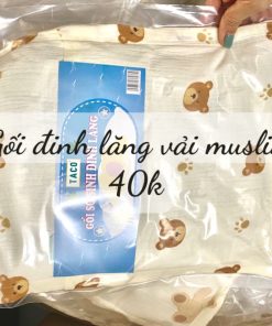 Gối đinh lăng vải Muslin