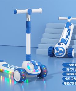 Xe trượt scooter chong chóng có nhạc, đèn phát sáng cho bé