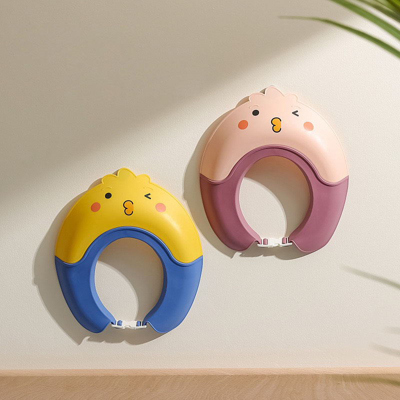 Mũ Tắm Bằng Nhựa Màu Trơn Chống Nước Cho Bé