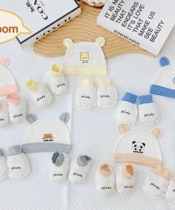 Set mũ bao tay bao chân cho bé