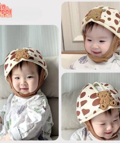 Mũ bảo vệ đầu kiểu dáng Hàn Quốc cho bé tập bò, tập đi chống va đập