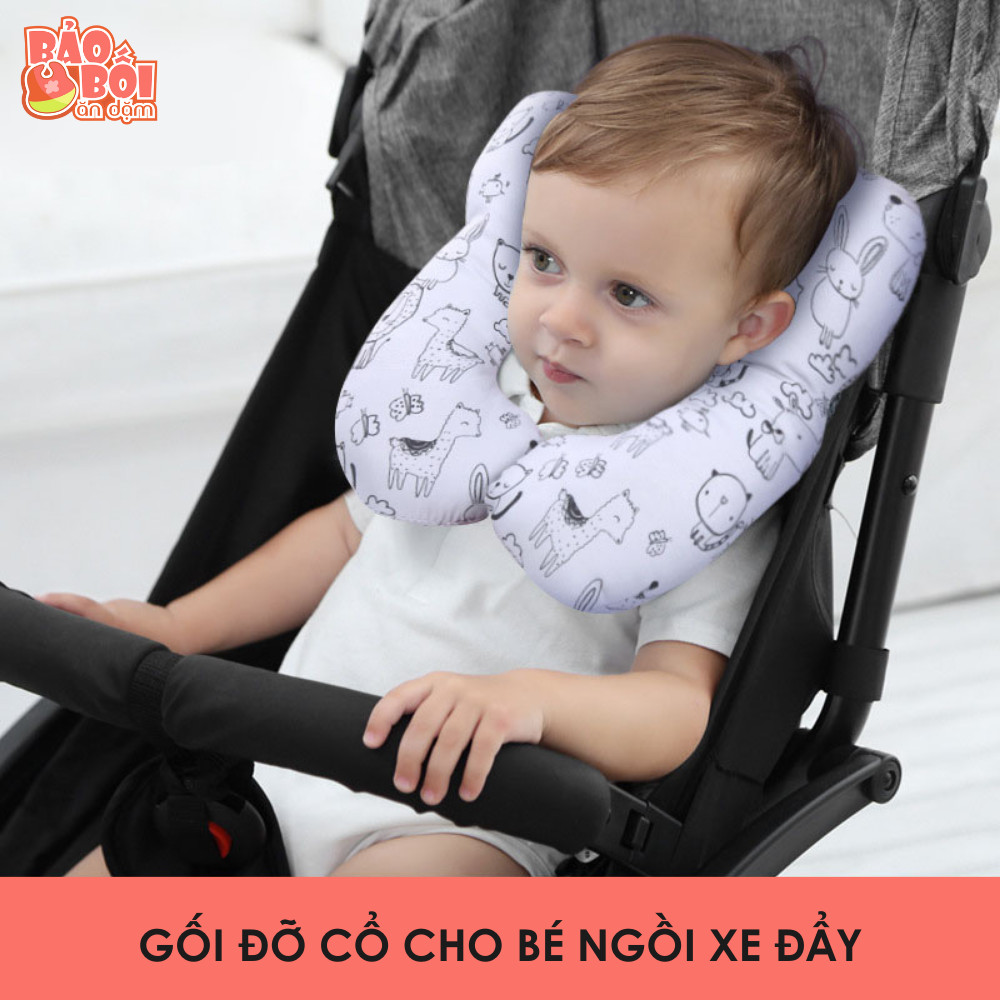 Gối đỡ cổ ngồi xe đẩy cho bé ( hàng loại 1 )