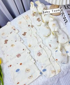 Set mũ kèm bao tay bao chân cho bé