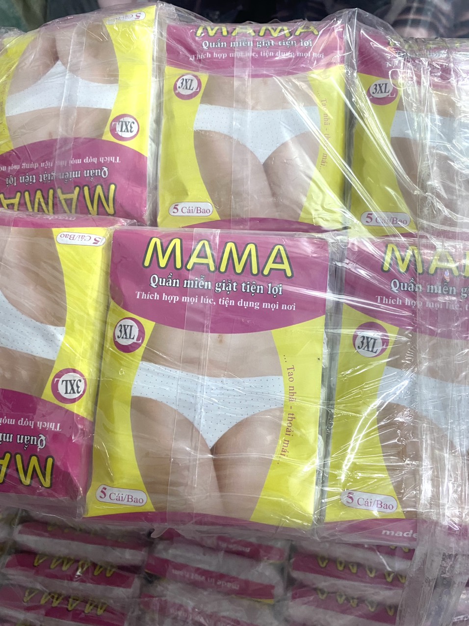 Quần lót giấy gói 5 quần ( 1 lốc 10 gói)