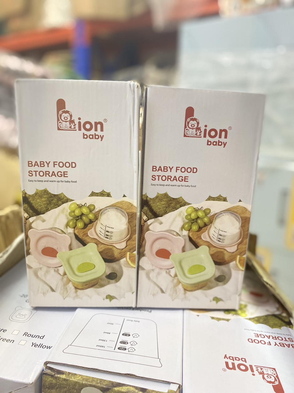 SET 3 hũ trữ đông thuỷ tinh